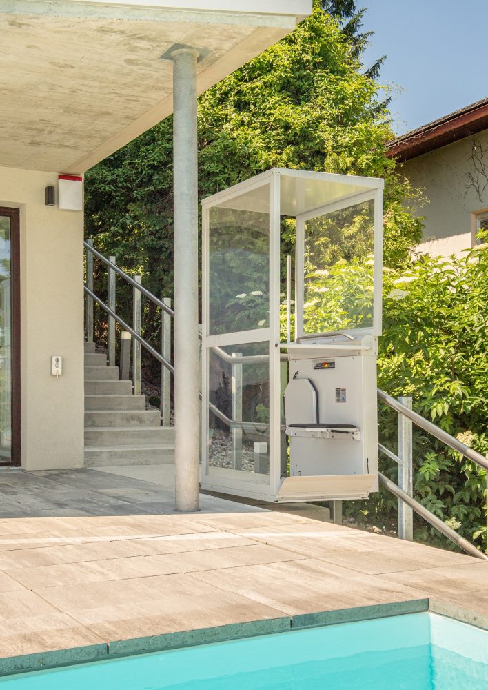Interior vertical lift